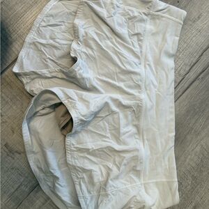 lululemon athletica white athletic shorts